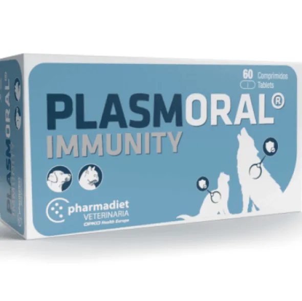 Plasmoral IMMUNITY sistema inmune perros gatos 60 comprimidos
