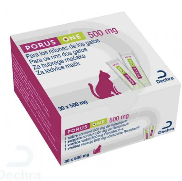 Porus One Salud RENAL gatos 30 x 500 mg