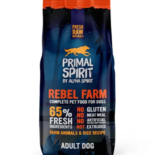 Primal Rebel Farm 65% perros