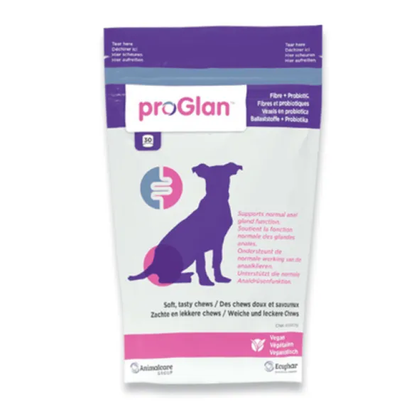 PROGLAN glándulas anales perros 30 chews sabrosos