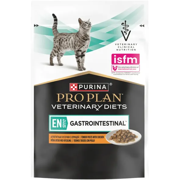 Pro Plan gastrointestinal pollo pouch feline gatos 10x85g