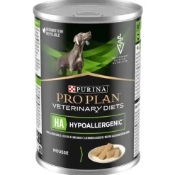 Proplan Hypoallergenic HA Mousse perros alergias alimentarias 12×400 g