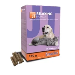 Relaxing Pharma snacks para perros y gatos 240 g, 3x20x4 g
