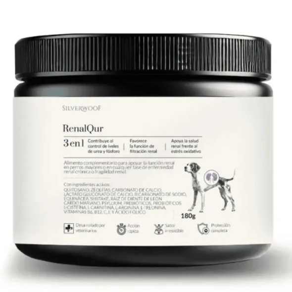 RenalQur Silverwoof | Suplemento renal para perros ERC