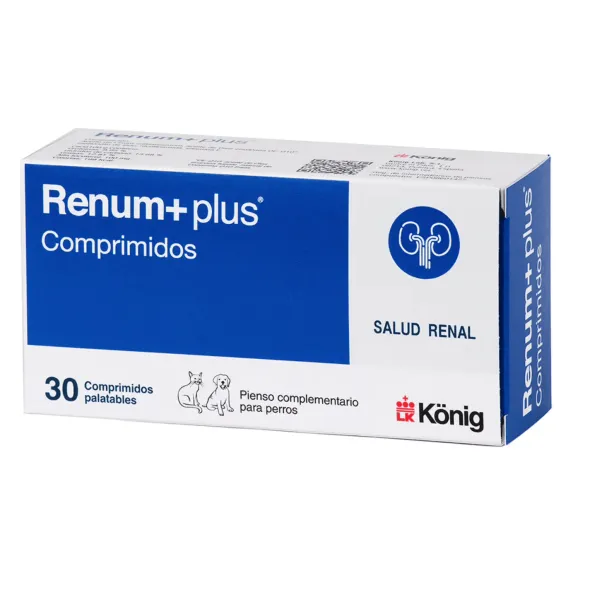 Renum PLUS perros gatos función renal comprimidos