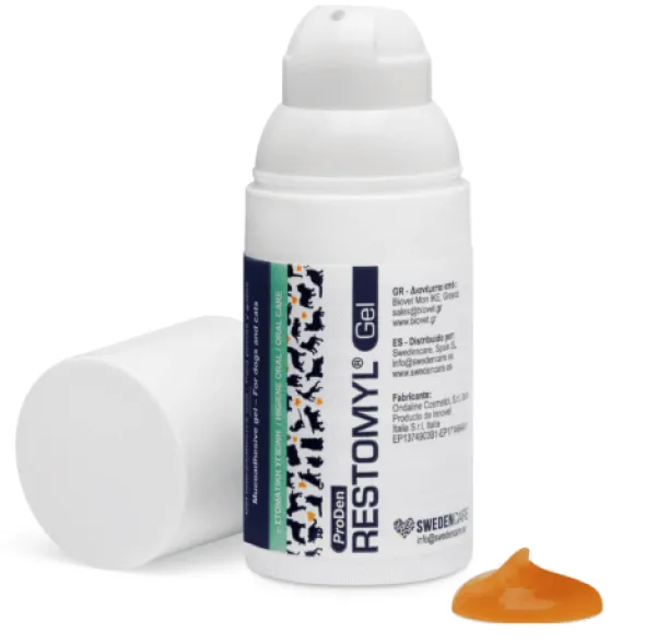 Restomyl Gel perros gatos inflamación cavidad oral