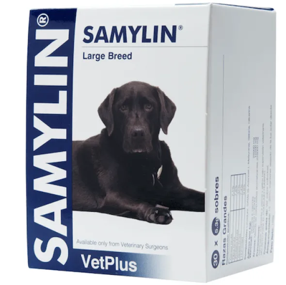 SAMYLIN protector hepático 30 sobres perros gatos