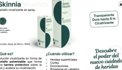 Skinnia Wounds spray cicatrizante perros gatos caballos