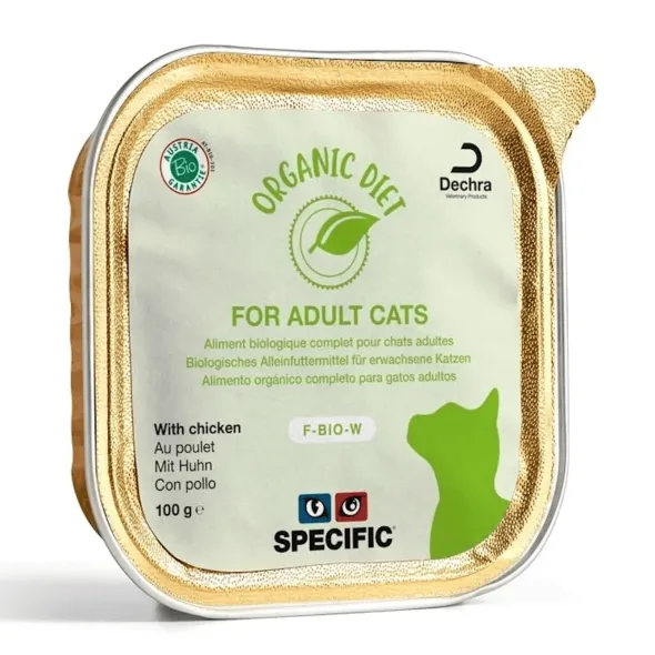 Specific F-BIO-W organic Pollo gatos