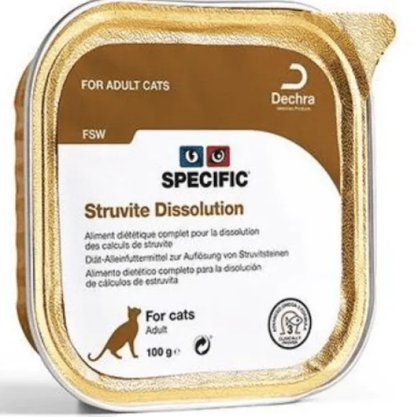 Specific Struvite Dissolution para gatos FSW 100 g