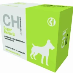 Súper Biotin B pelo piel perros 60 comprimidos