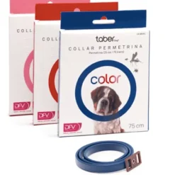 TABERDOG 75 cm collar Permetrina de colores perros