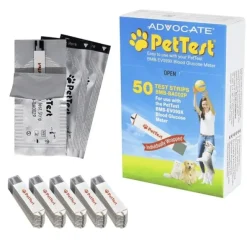 Tiras reactivas Advocate PetTest 50 unidades | Glucómetro perros y gatos