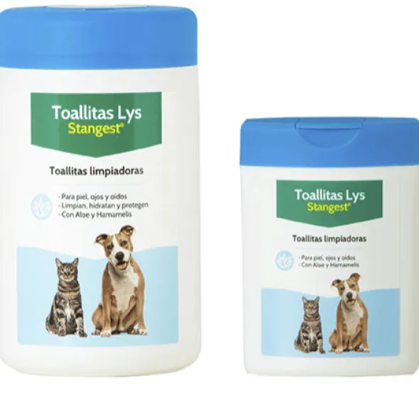 Toallitas LYS piel pelo ojos perros gatos