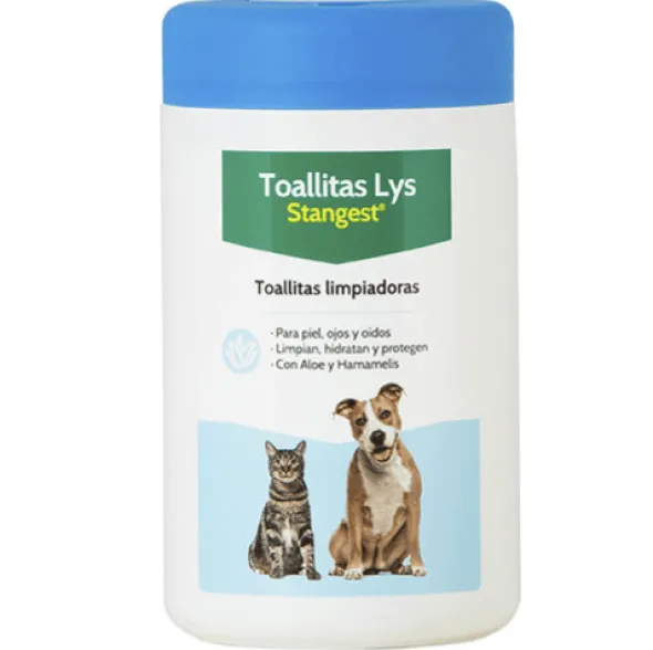 Toallitas LYS piel pelo ojos perros gatos
