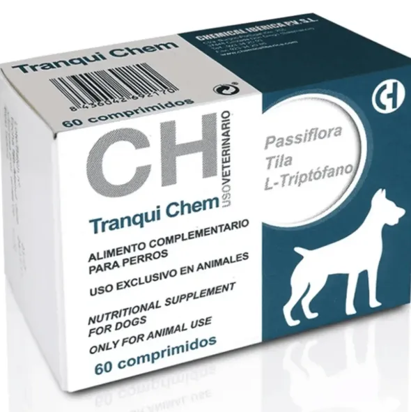 Tranqui Chem Calmante natural para perros 60 comprimidos