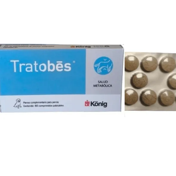 Tratobes control peso perros 60 comprimidos
