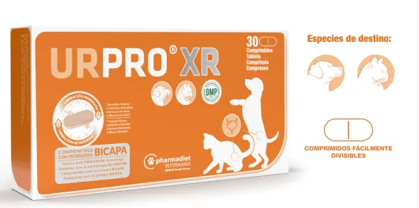 URPRO XR Bicapa perros gatos sistema urinario 30 comprimidos