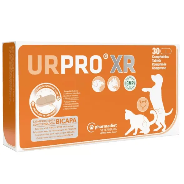 URPRO XR Bicapa perros gatos sistema urinario 30 comprimidos