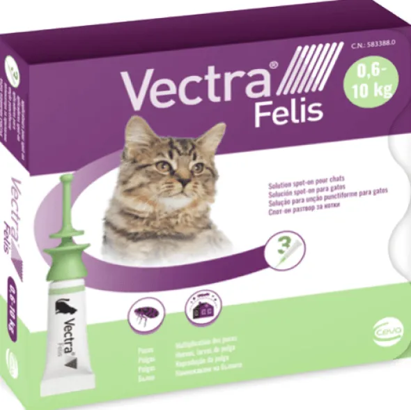 Vectra Felis 3 Pipetas para gatos