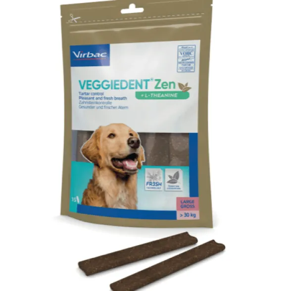 VEGGIEDENT ZEN snacks dental y relajante perros