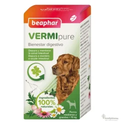 VERMIpure perros med/grandes antiparasitario INTERNO natural 50 comprimidos