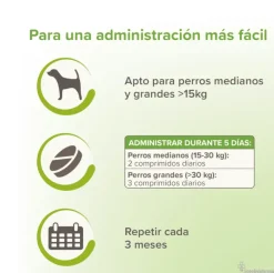 VERMIpure perros med/grandes antiparasitario INTERNO natural 50 comprimidos