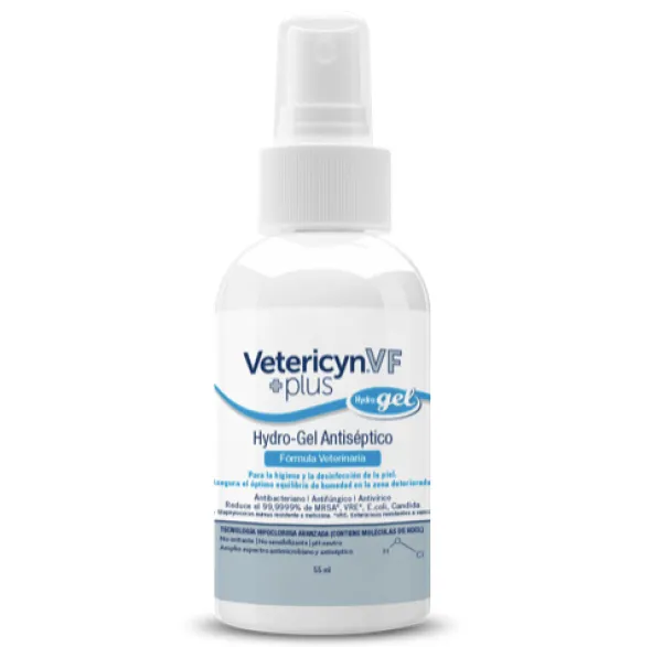 Vetericyn VF plus HYDROGEL antiséptico mascotas