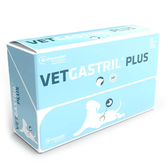 Vetgastril PLUS comprimidos perros diarreas vómitos 48 comprimidos
