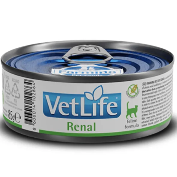 Vet Life cat RENAL Farmina gatos 12×85 g