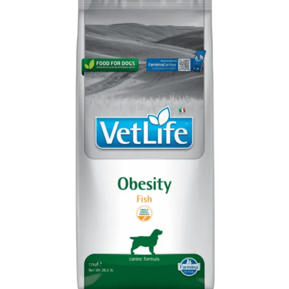 Vet Life dog OBESITY Fish perros con sobrepeso
