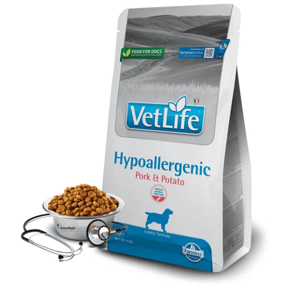 Vet Life Hypoallergenic CERDO alergias alimenticias perros