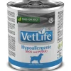 Vet Life Hypoallergenic lata Pato y patata alergias perros 6×300 g