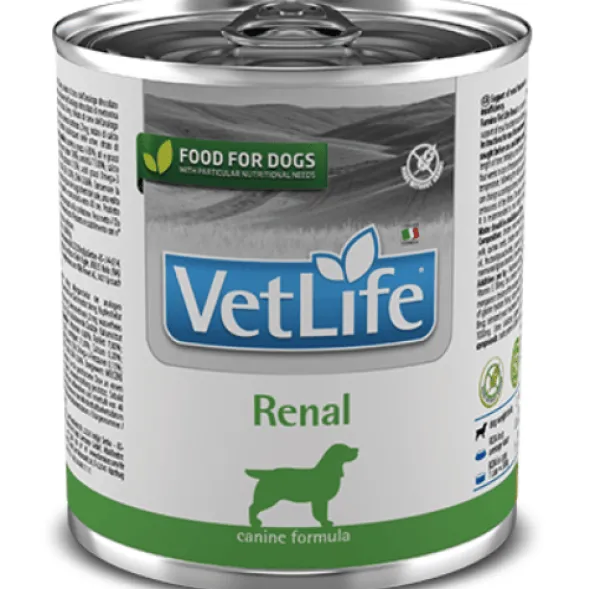 Vet Life RENAL perros Farmina comida húmeda lata de 300 g
