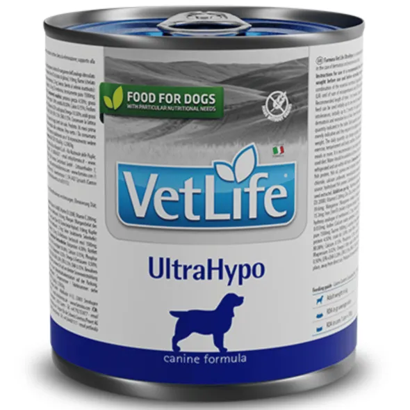 Vet Life ULTRAHYPO alergias perros 6×300 g