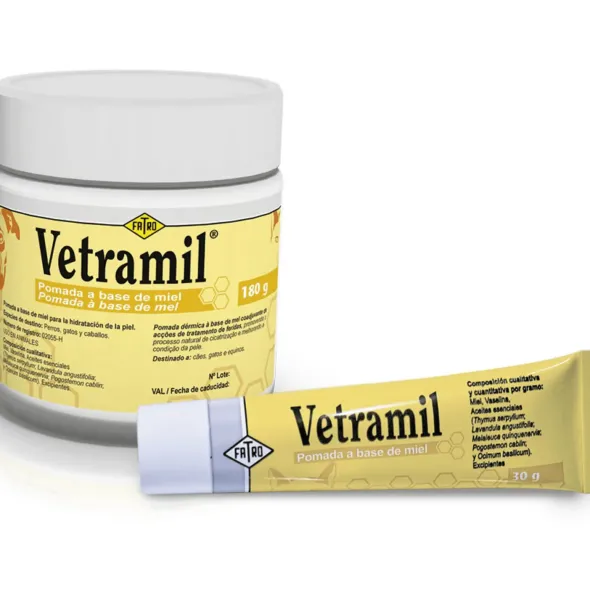 VETRAMIL Pomada Cicatrizante para perros y gatos
