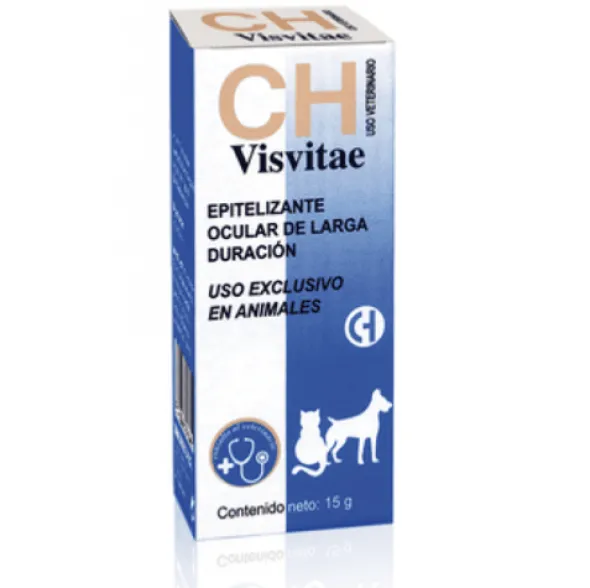 Visvitae pomada cicatrizante ojos perros gatos 15 g