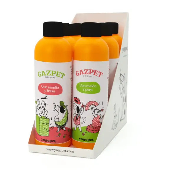 Yogupet Gazpet yogur líquido de frutas para perros y gatos 6×250 g
