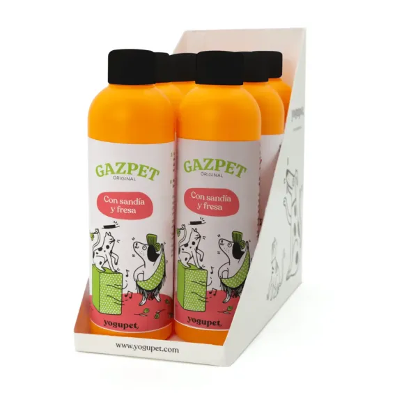 Yogupet Gazpet yogur líquido de frutas para perros y gatos 6×250 g
