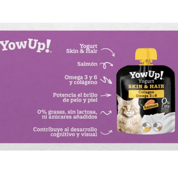 Yow UP gatos yogurt skin hair pouch 10×85 g
